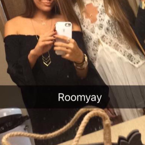 Off the Shoulders Black Dress (Could wear as top!) - Picture 7 of 7